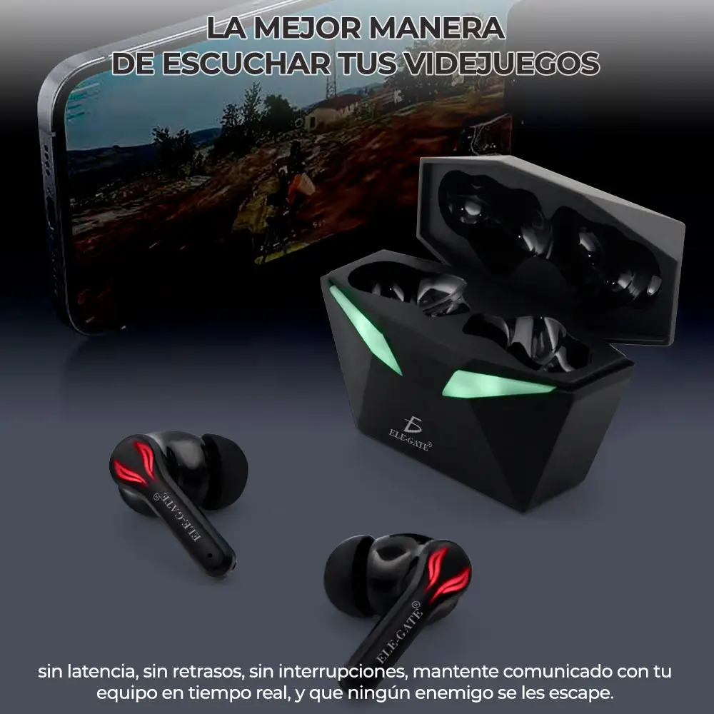 Auriculares Extraterrestre Gamer Inalámbricos Bluetooth 5.1