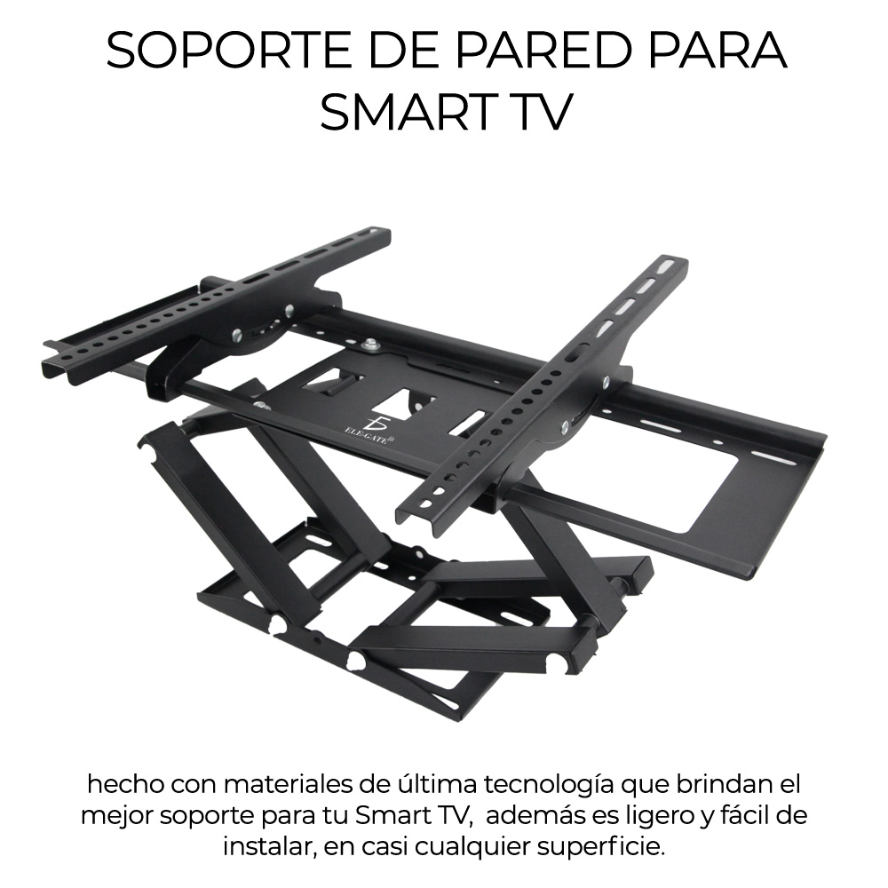 Soporte para TV/Monitor de 30 a 80 Negro de Pared - ELE-GATE