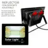 Reflector Led 10w C/ Panel Solar-control Luz Blanca Exterior Reflector Led 10w C/ Panel Solar-control Luz Blanca Exterior