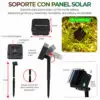 Luces Serie Solar Exterior Fiesta Navidad Tira 20 Metros