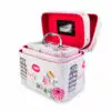 Cosmetiquera Neceser Estampado Kit De 3 Pzas Viaje Estuche MAQ.09.4 Cosmetiquera Neceser Estampado Kit De 3 Pzas Viaje Estuche MAQ.09.4