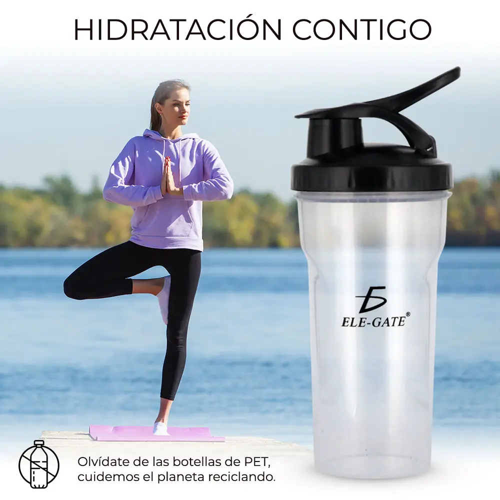 Vaso Mezclador Multifuncional Para Deportes Fitness 700ml