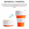 Vaso Termo Reutilizable Plegable De Silicon Practico Vaso Termo Reutilizable Plegable De Silicon Practico
