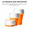 Vaso Termo Reutilizable Plegable De Silicon Practico Vaso Termo Reutilizable Plegable De Silicon Practico