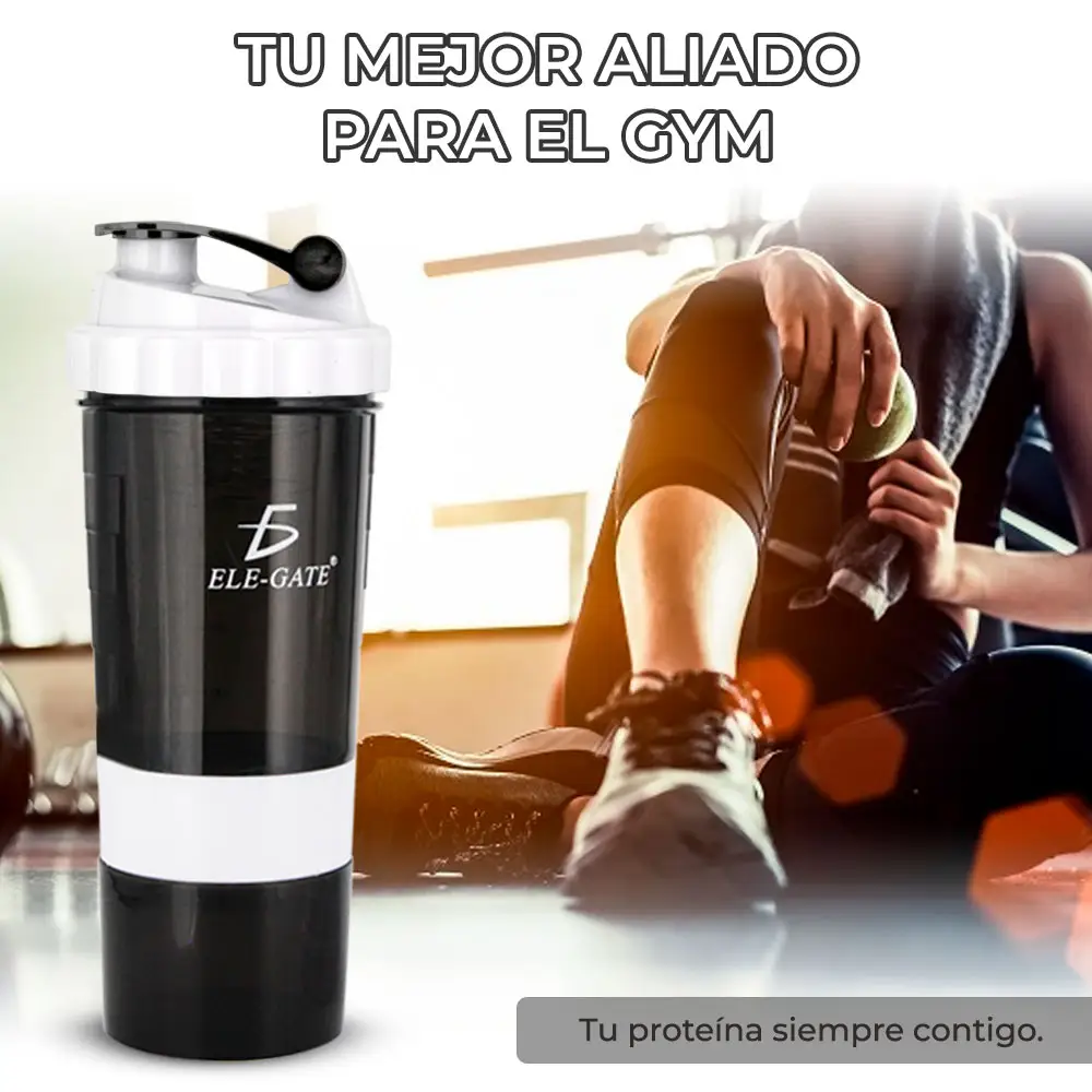 Mezclador De Proteínas / Vaso Deportivo / Shaker De Gimnasio