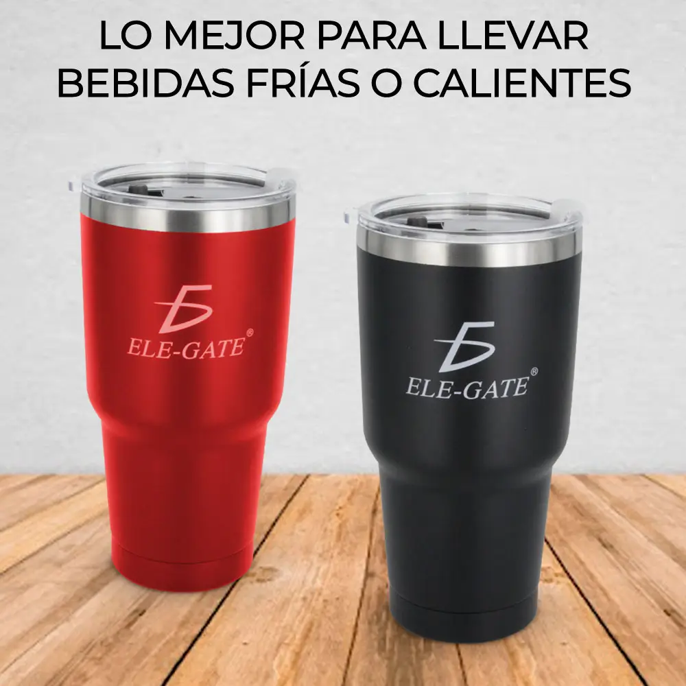 Taza Termo Acero Inoxidable Con Tapa Recipientes Térmicos