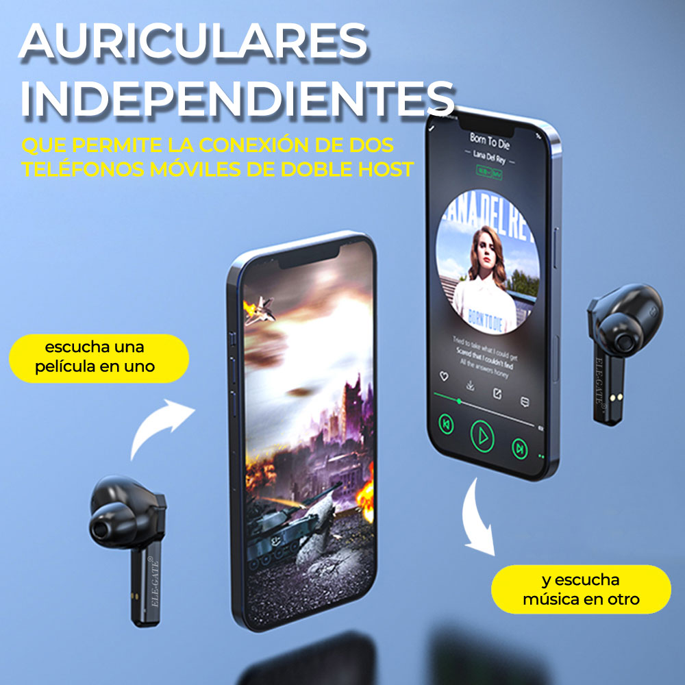 Auriculares Gamer Inalámbricos Bluetooth 5.1 Con Base Profund