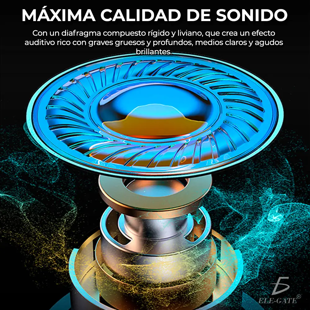 Auriculares X15 Gamer Inalámbricos Bluetooth 5.1 Con LED