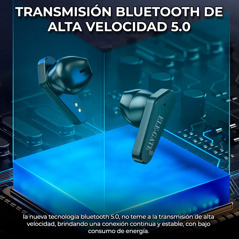 Auriculares X15 Gamer Inalámbricos Bluetooth 5.1 Con LED