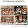 Calcomanías D Navidad La Ventana D Navidad Etiqueta