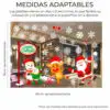 Calcomanías D Navidad La Ventana D Navidad Etiqueta