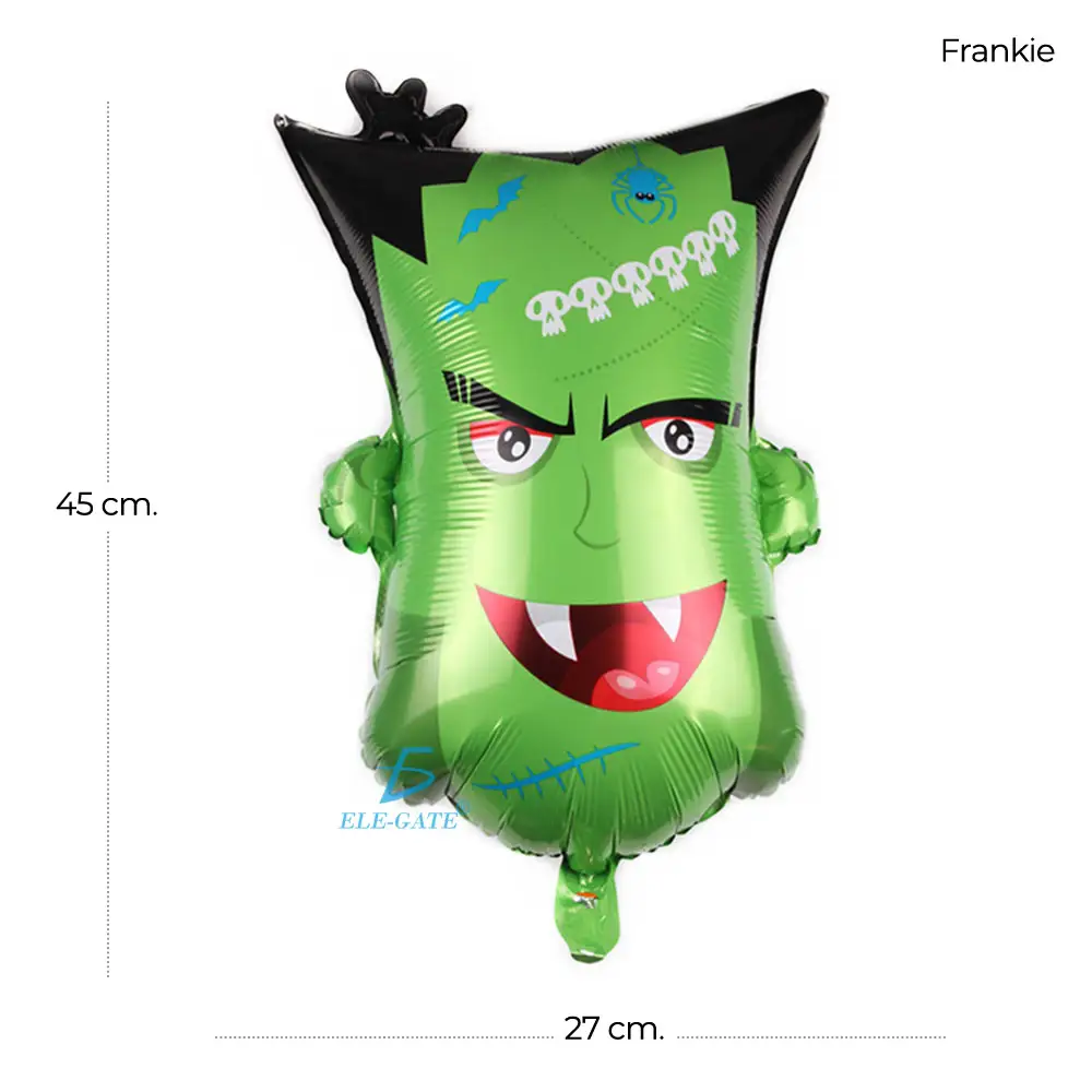 Globos De Aluminio De Halloween Fantasma Bruja Búho Monster