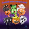 Globos De Aluminio De Halloween Fantasma Bruja Búho Monster