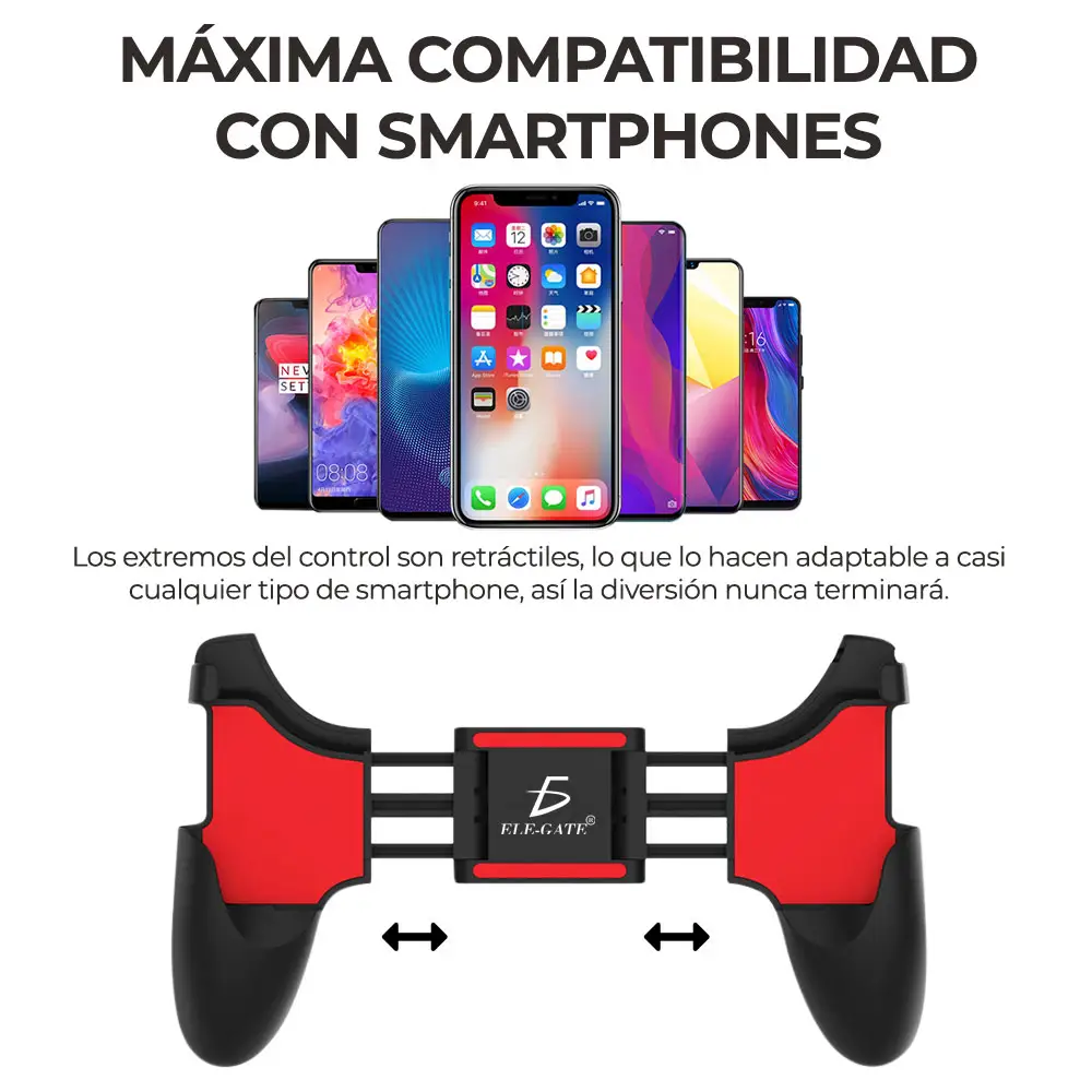 Gamepad Control Gatillos Joystick Parca celualr