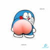 Etiqueta Engomada Anticolisión De Dibujos Animados De Silico Doraemon