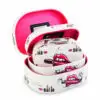 Cosmetiquera Neceser Estampado Kit De 3 Pzas Viaje Estuche MAQ.09.7 Cosmetiquera Neceser Estampado Kit De 3 Pzas Viaje Estuche MAQ.09.7