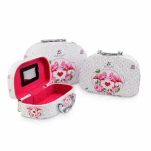 Cosmetiquera Neceser Estampado Kit De 3 Pzas Viaje Estuche MAQ.09.8