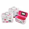 Cosmetiquera Neceser Estampado Kit De 3 Pzas Viaje Estuche MAQ.09.2 Cosmetiquera Neceser Estampado Kit De 3 Pzas Viaje Estuche MAQ.09.2