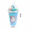 Vaso Con Popote Y Tapa De Cúpula Con Unicornio Vaso Con Popote Y Tapa De Cúpula Con Unicornio