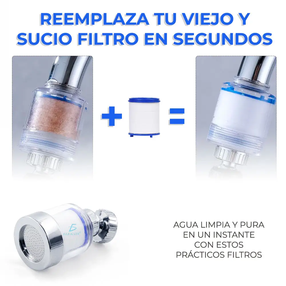 10 Elementos Filtrantes para Purificador De Agua Doméstico