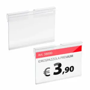 Porta Precio Plano Preciador Góndolas Autoservicios