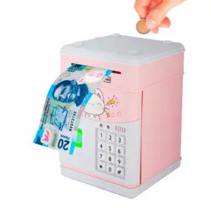 Alcancia Electronica Caja Seguridad Clave Para Niñas