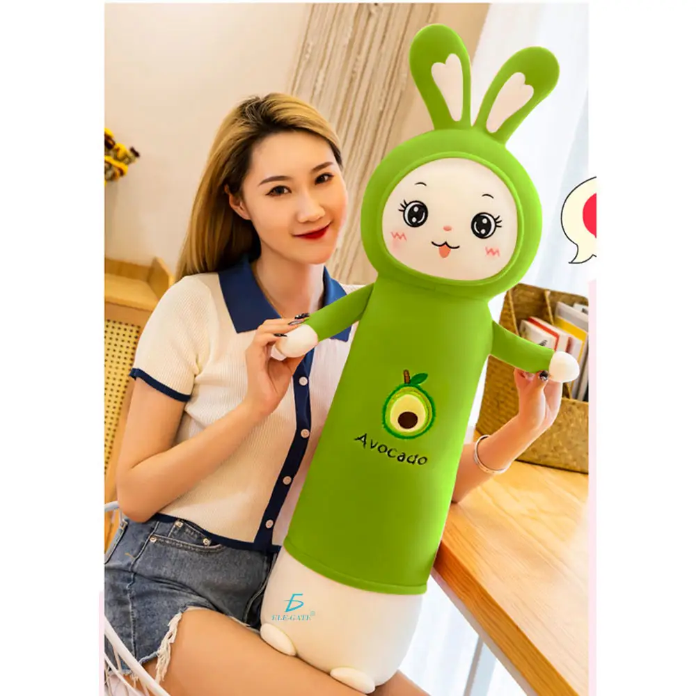Peluche De Conejo Con Sudadera De Aguacate 115cm