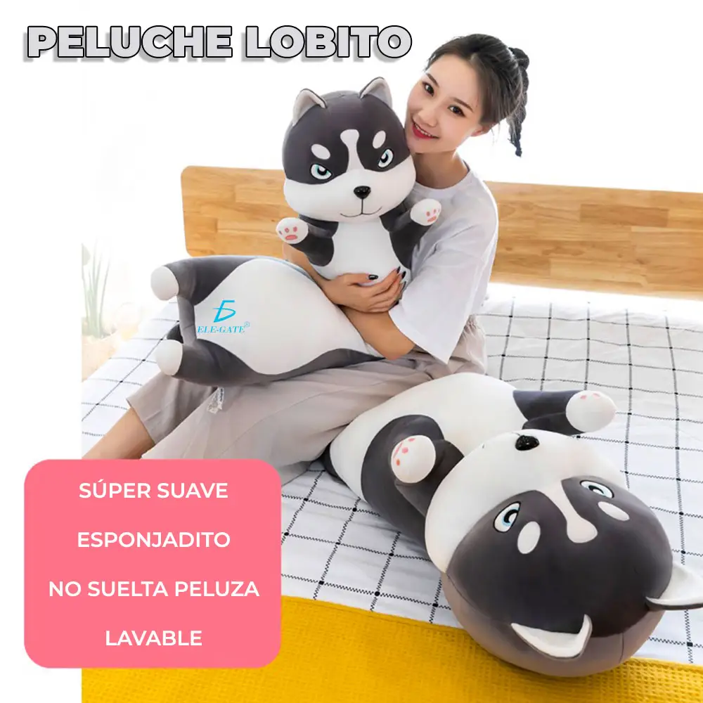 Juguete Suave Grande Peluche de Lobito de 110 CM