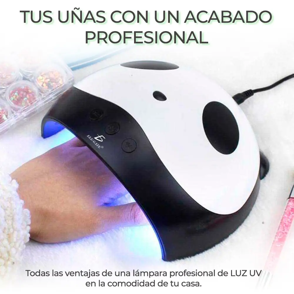 Lámpara Para Secador Rápido De Uñas Con 8 LED