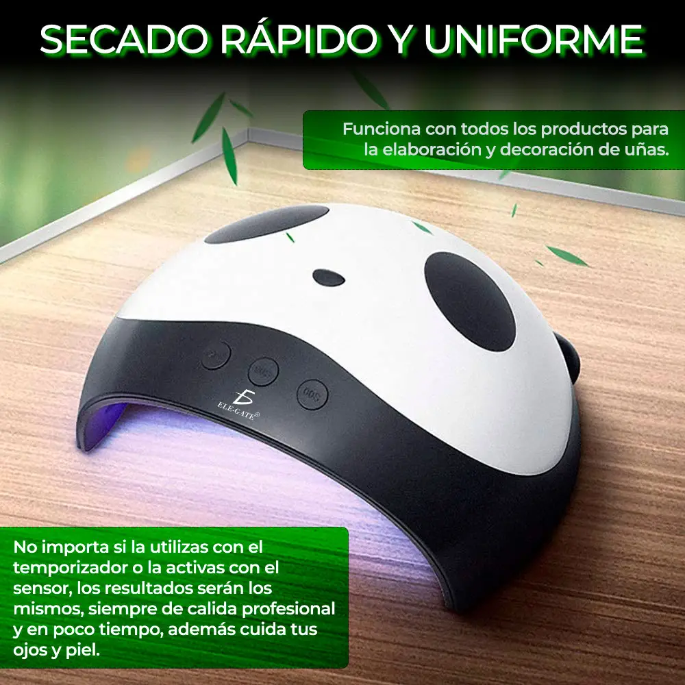 Lámpara Para Secador Rápido De Uñas Con 8 LED