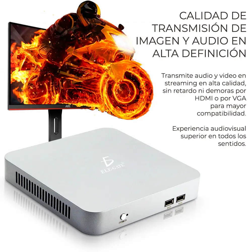 Mini Pc Intel Core I5-4210 @1.7GHZ 4GB 128GB