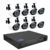 Kit Video Vigilancia 8 Cámaras 2MP Full hd 1080p Cctv
