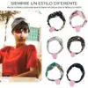 Diadema de Tela Cruzada Tipo Turbante con Resorte