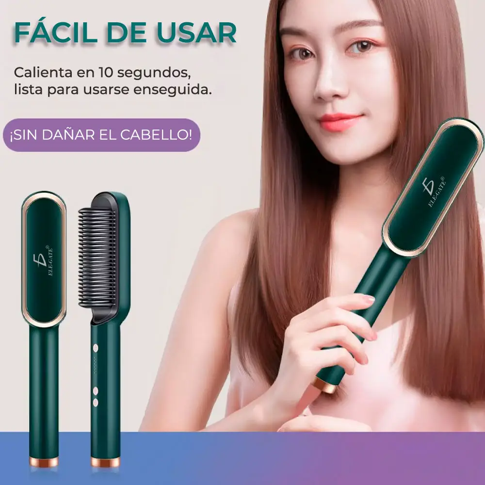 Peine De Pelo Liso Anión No Daña