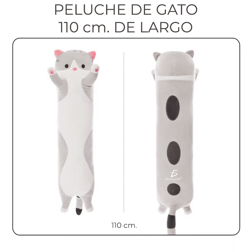 Juguetes de Peluche Con Forma De Gato Para Dormir 110cm