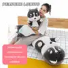 Perro Peluche De Husky Largo 90cm