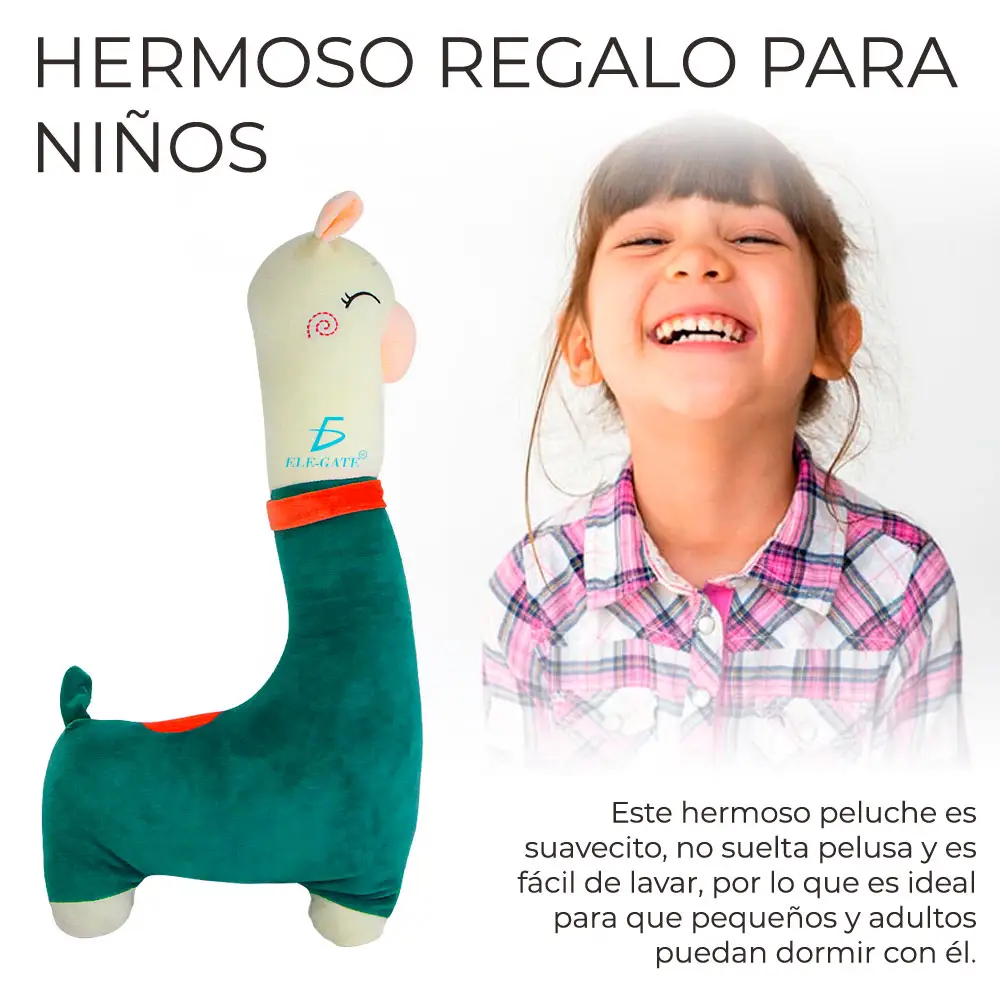 Hermoso Peluche De Llama Largo 65CM