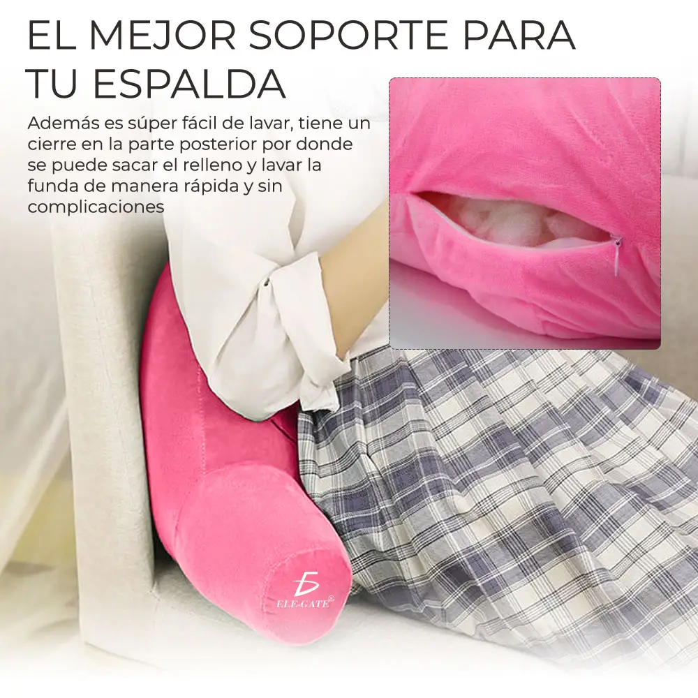 Peluche Cerdito De Soporte Lumbar Largo 55cm