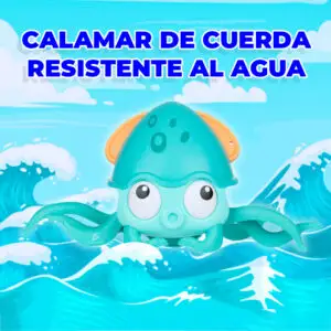 Juguete De Calamar Con Movimiento Contra Agua Bebé