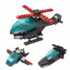 Juguete De Bloques Helicóptero 3 en 1