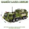 Juguete de Bloques Batallón de Combate Tanque Y Camión Lanza Misiles 853 PZS