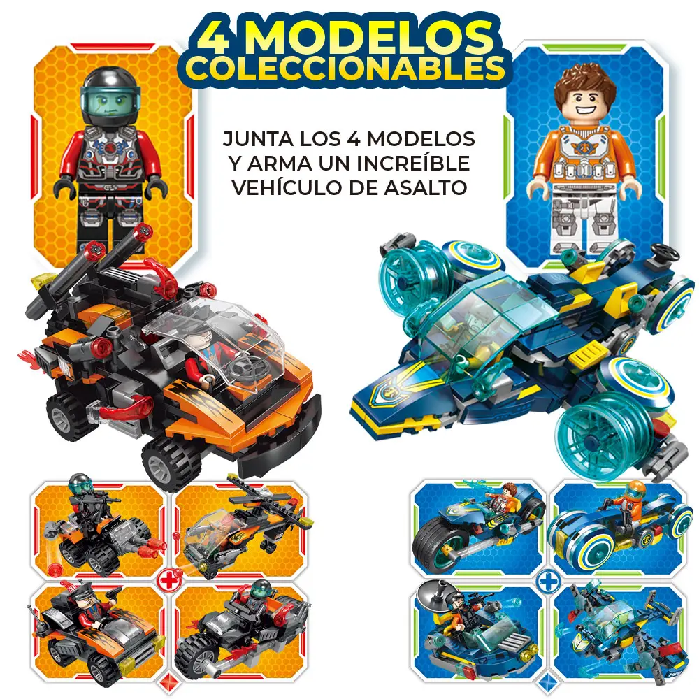 Juguete de Bloques Tech Police Vs Star Pirate