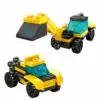 Juguete de Bloques Vehiculo de Carga Armable 2 en 1 31pzs