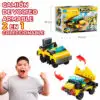 Juguete de Bloques Vehiculo de Carga Armable 2 en 1 48pzs