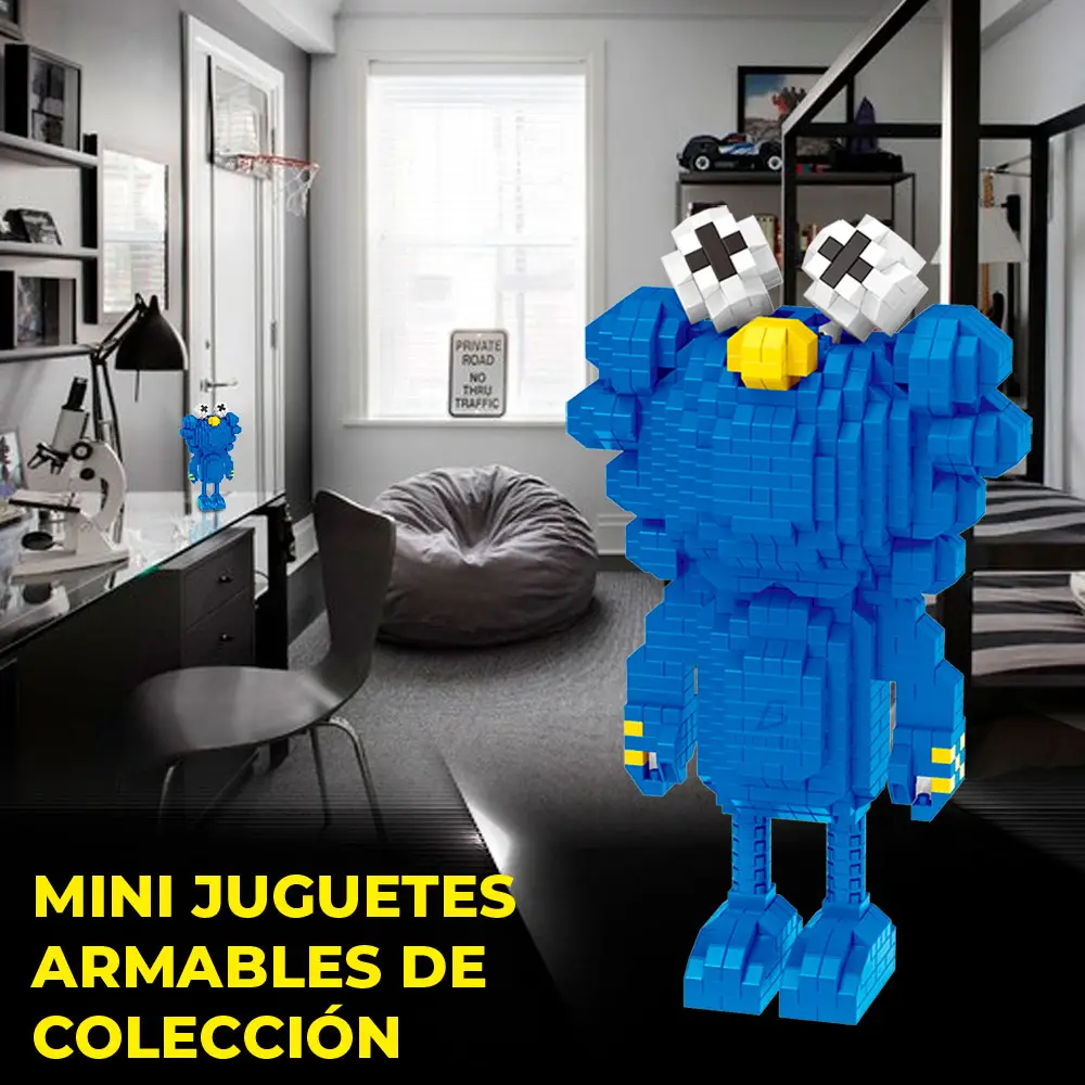 Juguete de Bloques Monstruo Come Galletas