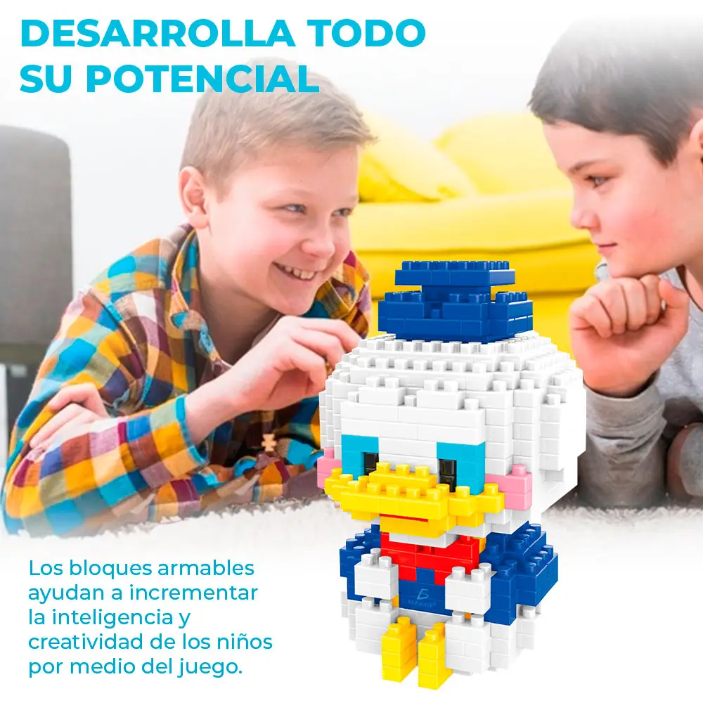 Juguete de Bloques de Construcción de Duck 252PZS