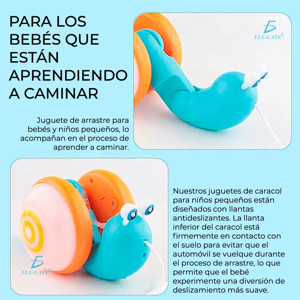 Caracol De Juguete Para Niños Pequeños