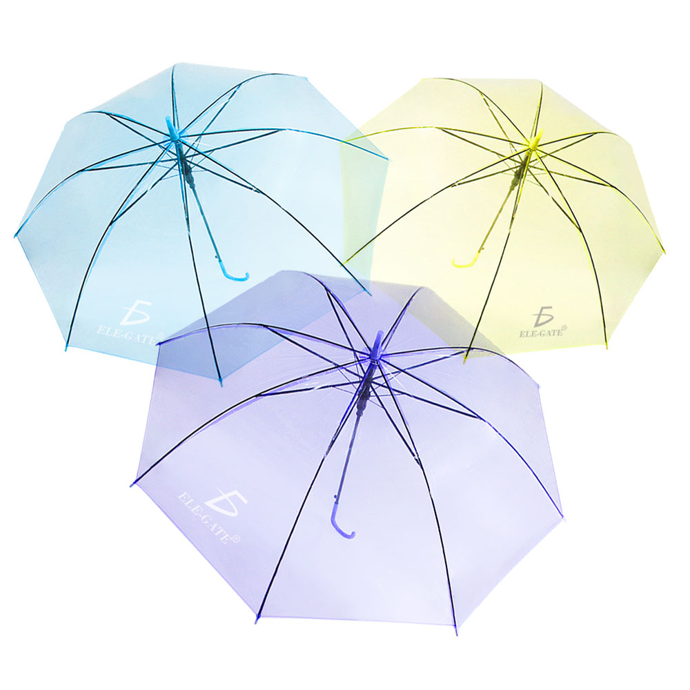 Paraguas Transparente Colores - ELE-GATE