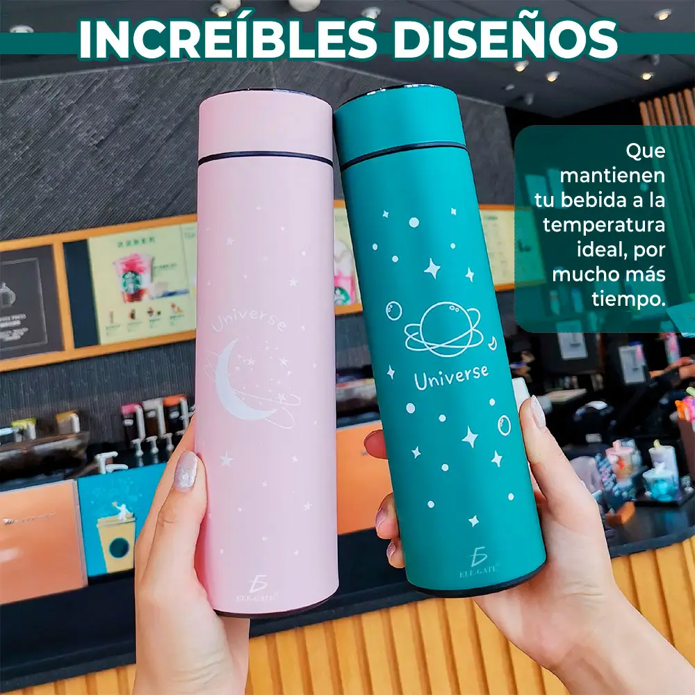 Termo Inteligente 500ml Con Pantalla Lcd De Temperatura