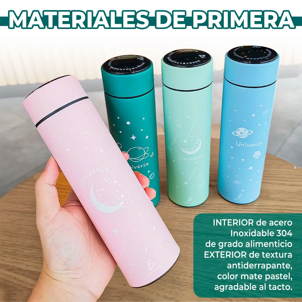 Termo Inteligente 500ml Con Pantalla Lcd De Temperatura